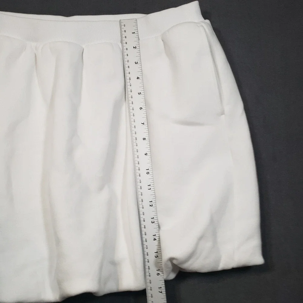 OFFLINE‎ by Aerie Bubble Skort Womens XL White Fleece Mini Skirt with Shorts